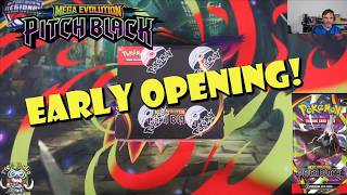 EARLY Pitch Black Pokémon TCG Booster Box Opening! Hype New Set! (Pokemon TCG News)