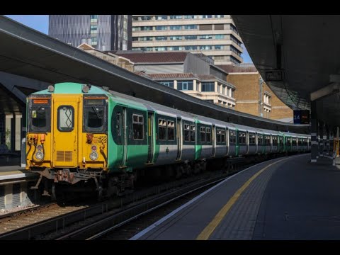 Southern Class 455s @ London Bridge During Rush Hour - 12th May 2022