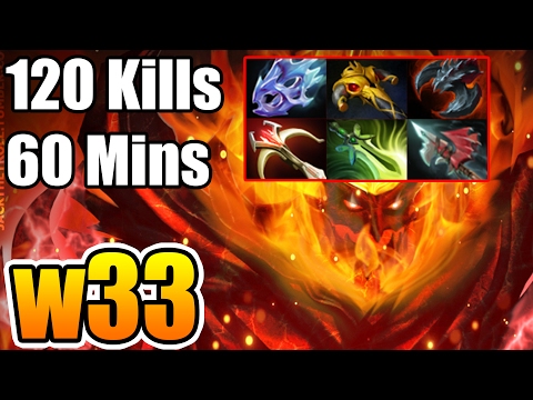 w33 [Shadow Fiend] vs Moo [Batrider] HARD COMEBACK Dota2 7.01