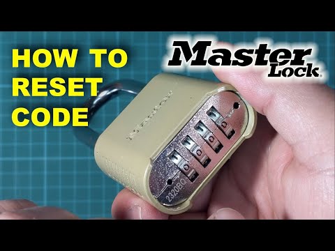 HOW TO CHANGE MASTER LOCK COMBINATION CODE