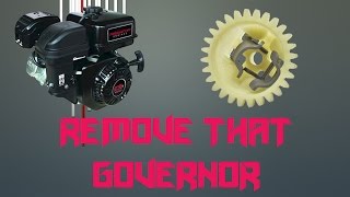 Predator 212 / GX200 Go Kart Governor Removal