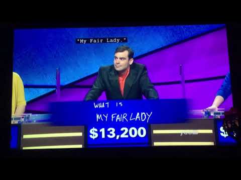 Final Jeopardy, (2/19/19) another 1-day champion