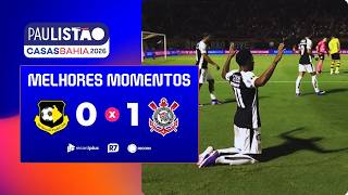 SÃO BERNARDO 0 X 1 CORINTHIANS | MELHORES MOMENTOS DA 8ª RODADA DO PAULISTÃO