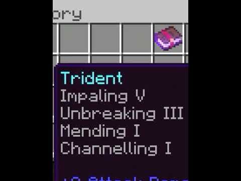 How To Make A Overpowered Trident in Minecraft. How To Make A OP Trident.