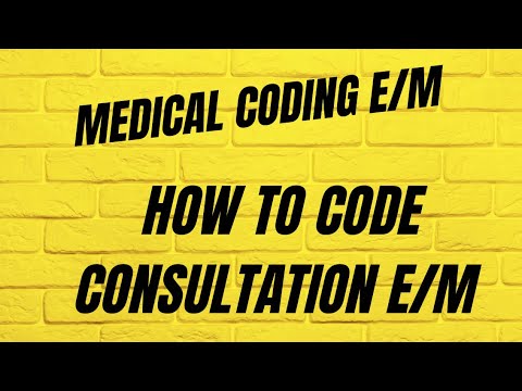 How to code Consultation E/M Service || EM || #consultation #em #cpc #cpcexam #medicalcoding