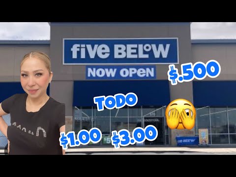 SURPRISED*🫣with this STORE*in the USA 🇺🇸 FIVeBELOW* everything $1, $4 and $5.00 dollars