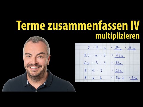 Combining terms - simple multiplication |  Lehrerschmidt