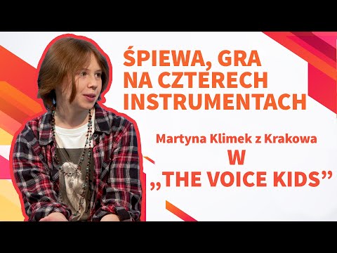 Śpiewa, gra na czterech instrumentach. Martyna Klimek z Krakowa w „The Voice Kids”