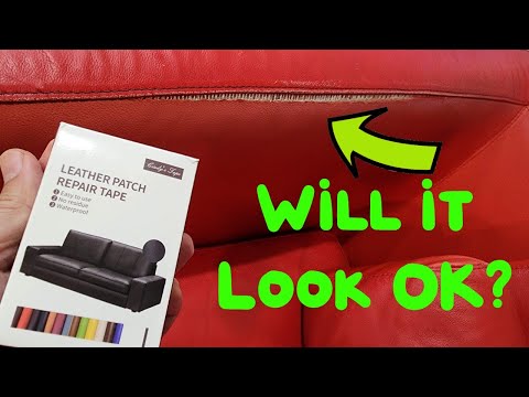 Leather Patch Repair Tape worth it or burn the couch 🔥 ?