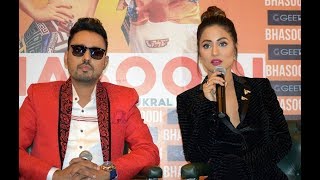 BHASOODI: Sonu Thakral ft. Hina Khan | Song Launch in Delhi | Preet Hundal | latest Bollywood song