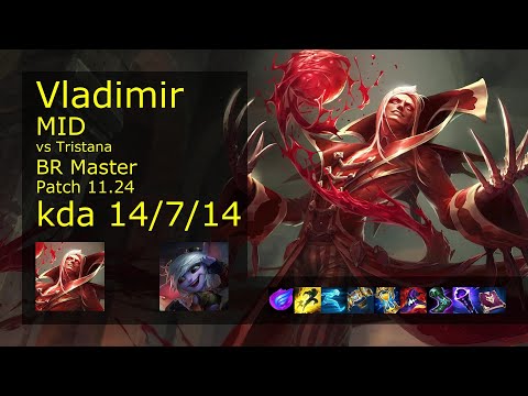 Vladimir Mid vs Tristana - BR 14/7/14 Patch 11.24 Gameplay