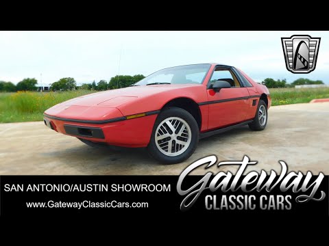 1985 Pontiac Fiero - Gateway Classic Cars - San Antonio/Austin #0321