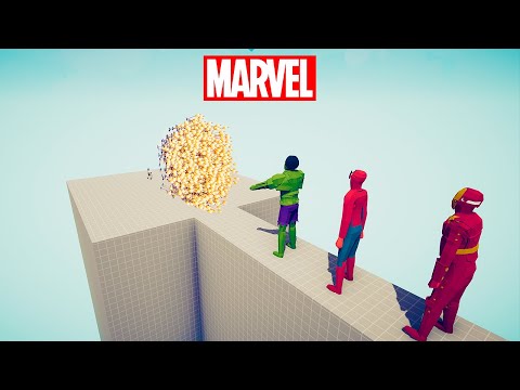3x MARVEL HEROES vs EVERY GOD - Totally Accurate Battle Simulator | TABS