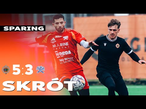 SPARING: Chrobry Głogów - Świt Szczecin 5:3 | skrót
