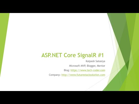 ASP.NET Core SignalR #1