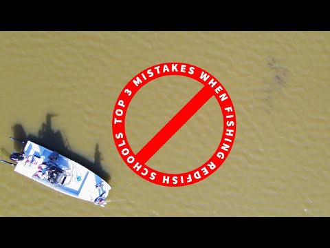 Top 3 Mistakes When Fishing For Schooling Redfish (And How To Correct Them)