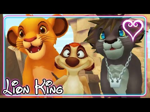 Kingdom Hearts 2 All Cutscenes | The Lion King ~ Pride Lands