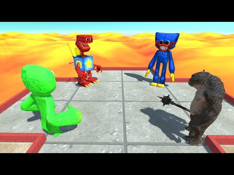 Creepy Monsters Battle Royale Over Lava | Who Will Win - ARBS