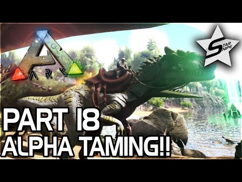 ALPHA TAMING, ALLOSAURUS PACK DONE, THELEGEND27!! - ARK Survival Evolved PS4 PRO Gameplay Part 18