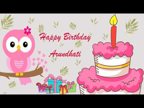 Happy Birthday Arundhati Image Wishes General Video Animation