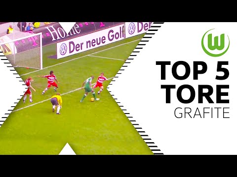 Top 5 Tore - Grafite (inkl. Tor des Jahres vs. Bayern München) | VfL Wolfsburg