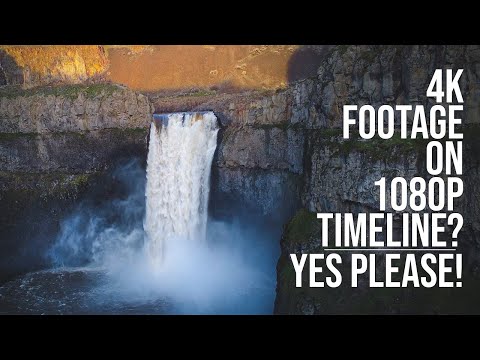 Why You Should be Editing 4k Footage on a 1080p Timeline | Premiere Pro Beginner Tutorial