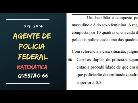 Questão 66 - PF - AGENTE POLÍCIA FEDERAL 2014 - MATEMÁTICA