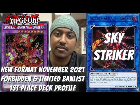 Yugioh New Format November 2021 Locals 1st Place Deck Profile - Sky Striker Ft. DPE - Joshua Jones