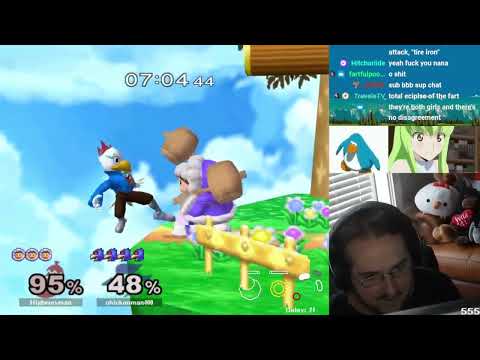 bobby big ballz runs into SluG (Ice Climbers)
