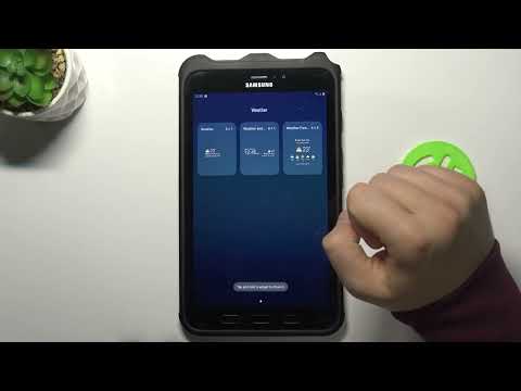 SAMSUNG Galaxy Tab Active2 How to Create / Delete Home Screen Widgets