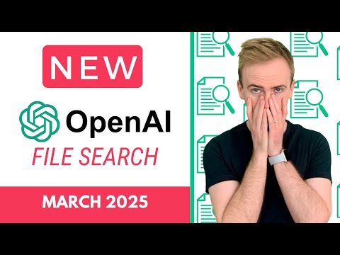 CREATE AI Powered File Search App NO CODE REQUIRED WITH OpenAI thumbnail