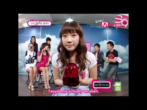 Taeyeon is actually an alien