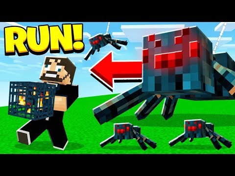 How to build a *HUGE* SPIDER FARM in Minecraft