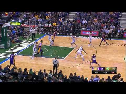 Ivica Zubac vs Milwaukee Bucks 10.02.2017 (15Pts)