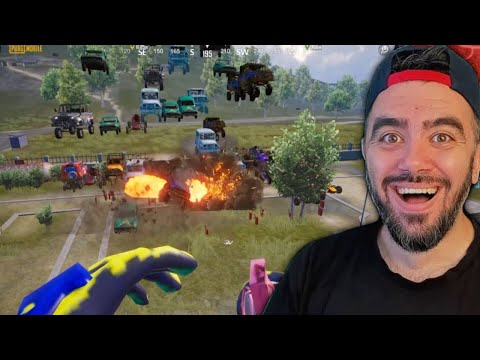 PUBG MOBILE'IN EN BÜYÜK ARABA YAĞMURUNU YAPTIK