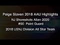 Paige Slaven AAU 2018 Highlight Video NJ Shorshots