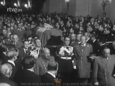 Burial of Francisco Franco (1975): Marcha Real, Cara al Sol, Marcha de Oriamendi, Himno de La Legión