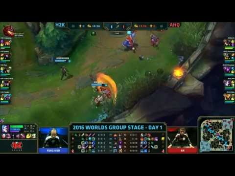 H2K vs AHQ   Week 1 Day 1   Group C LoL S6 World Championship 2016