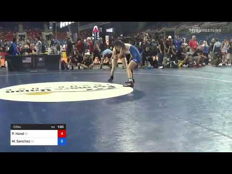 112 Lbs Consi Of 16 #1 - Peyton Hand, Oklahoma Vs Mia Sanchez, California Ce47