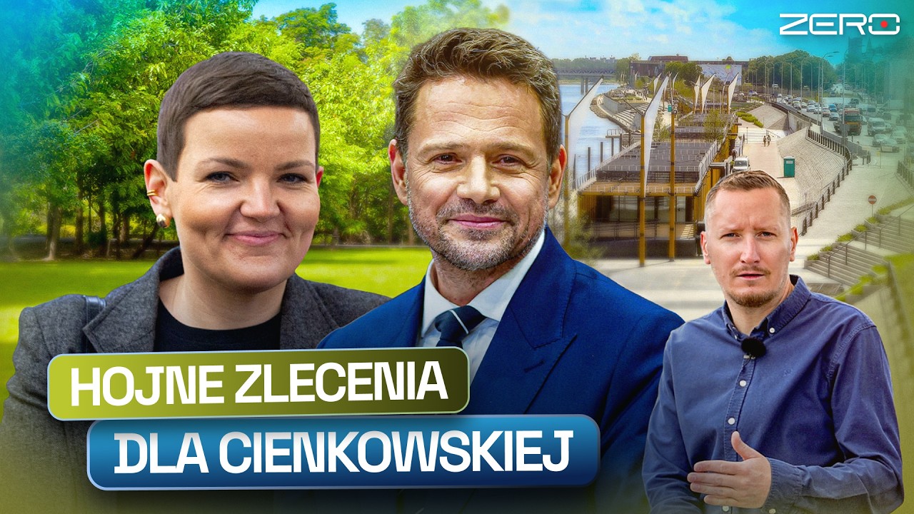 1,7 MLN ZŁOTYCH. ZAROBEK CIENKOWSKIEJ ZA ZLECENIA OD TRZASKOWSKIEGO.