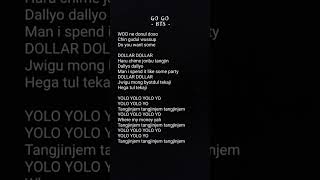 Download lagu go go - BTS - easy lyrics mp3 Download lagu go go - BTS - easy lyrics mp3