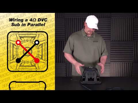 Subwoofer Wiring: One 4 ohm Dual Voice Coil Sub in Parallel
