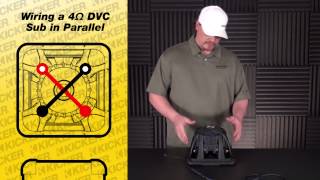 Subwoofer Wiring: One 4 ohm Dual Voice Coil Sub in Parallel