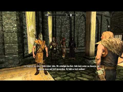 Let's Play Skyrim (Blind/German/HD) Part 17 - Die Drachenfeste