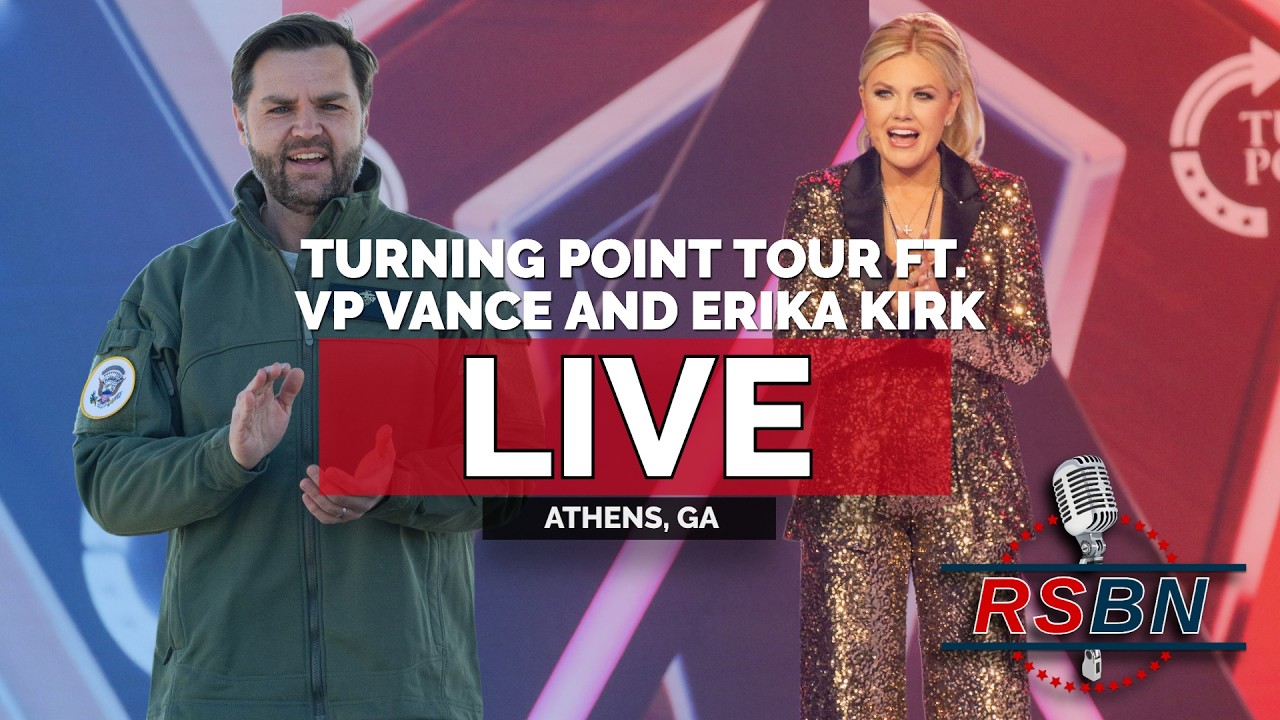 LIVE: The Turning Point Tour Ft. VP JD Vance and Erika Kirk at the University of Georgia - 04/14/26