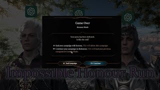 My AI Honour Runs so Far Have Been...