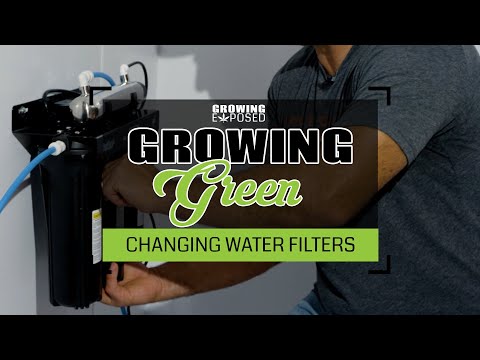 Changing Water Filters Tutorial | Growing Green VOL 12
