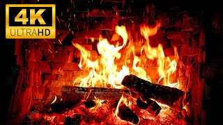 Cozy Fireplace 4K - Crackling Fire Sounds for Relaxation, Sleep & Meditation - Perfect Fireplace