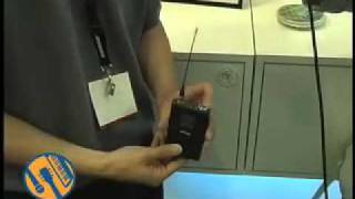 Video thumbnail for Shure UR1 Transmitter And KSM9 Mic - AES 2006 by gearwire