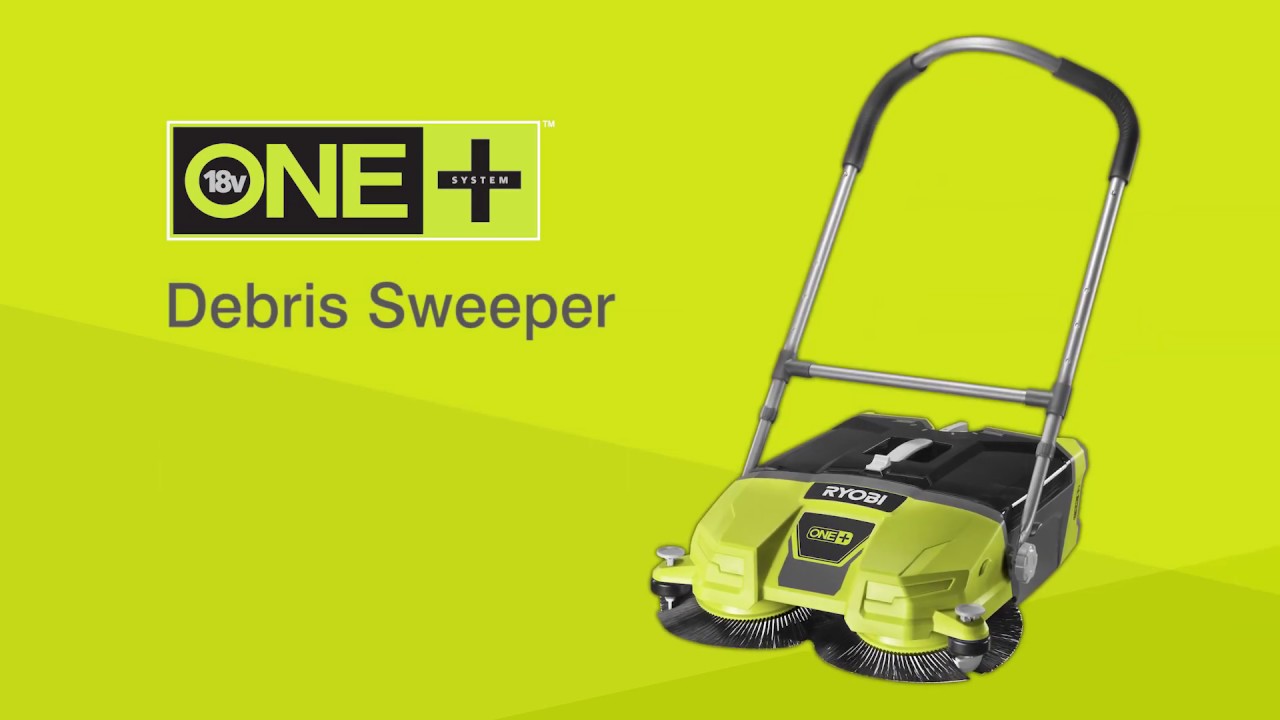 Ryobi ONE+ Debris Sweeper 18V R18SW3150 5.0Ah Kit